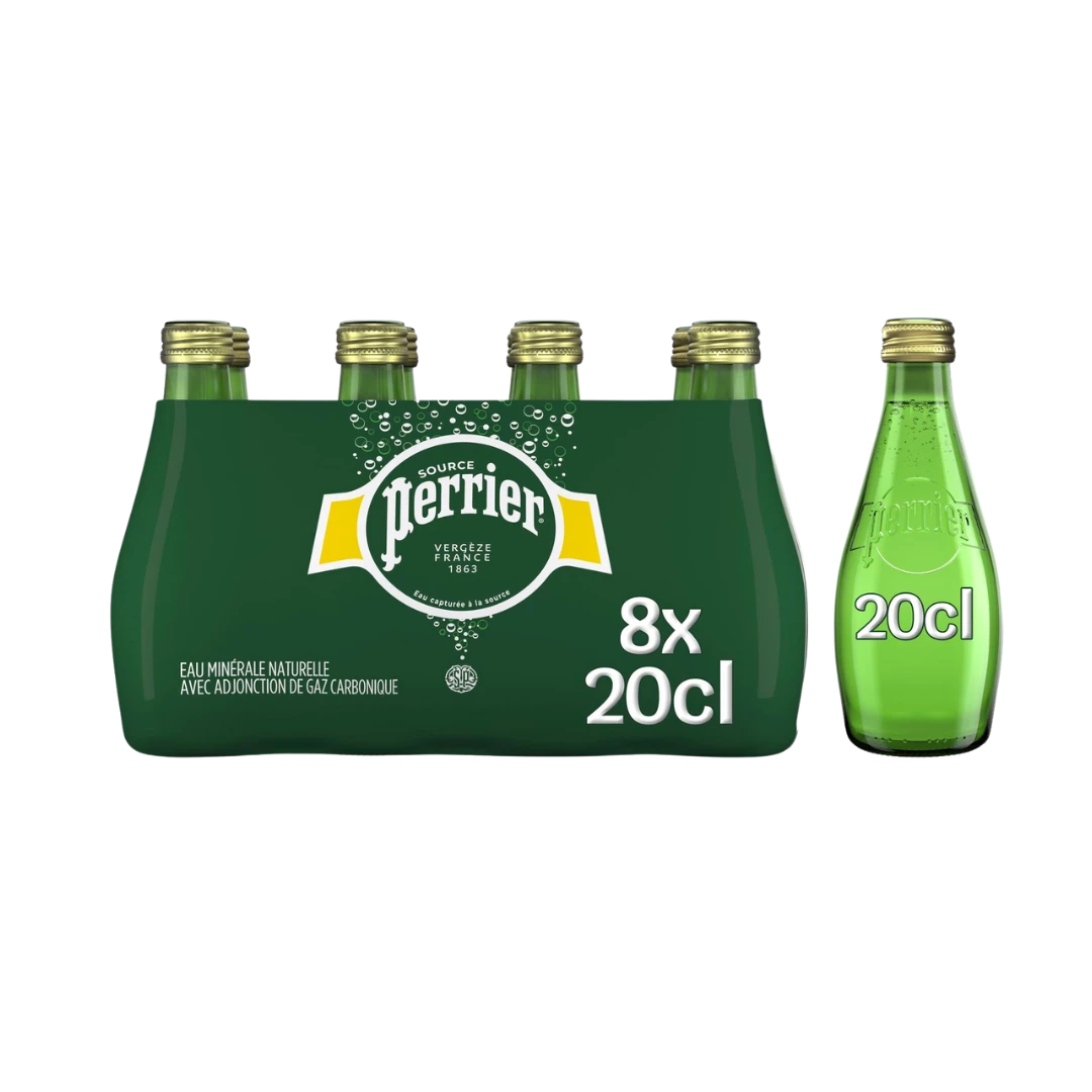 天然矿物质苏打水 20cl Vp X 8 - PERRIER