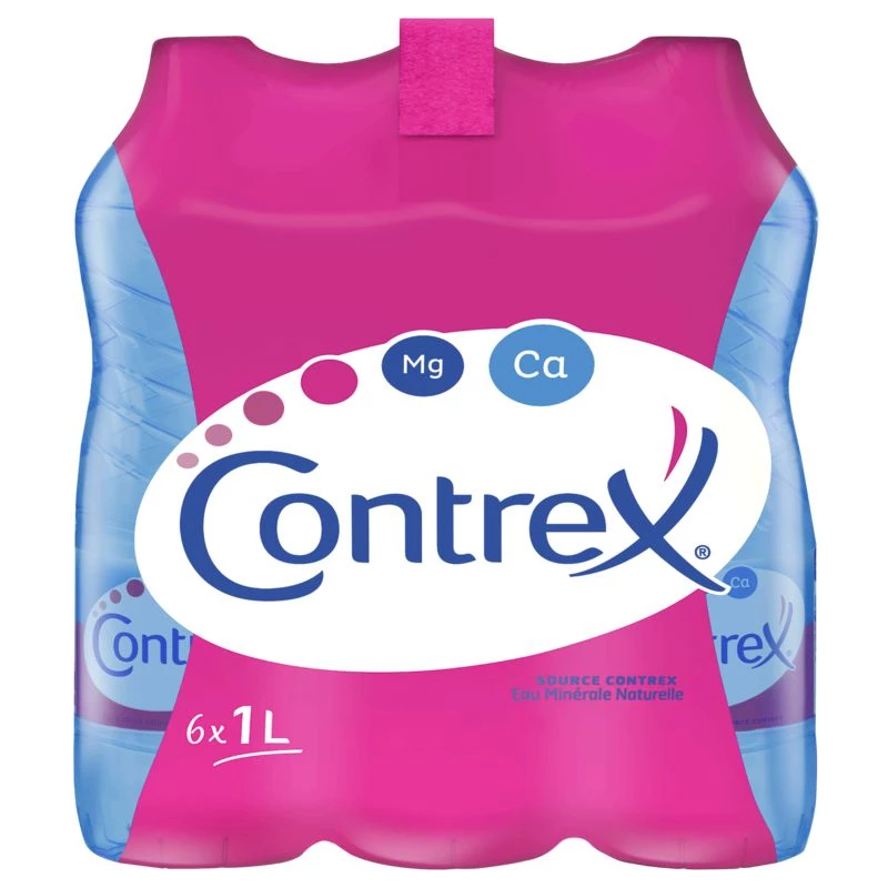 Natural Mineral Water 1l Pet X 6 - CONTREX