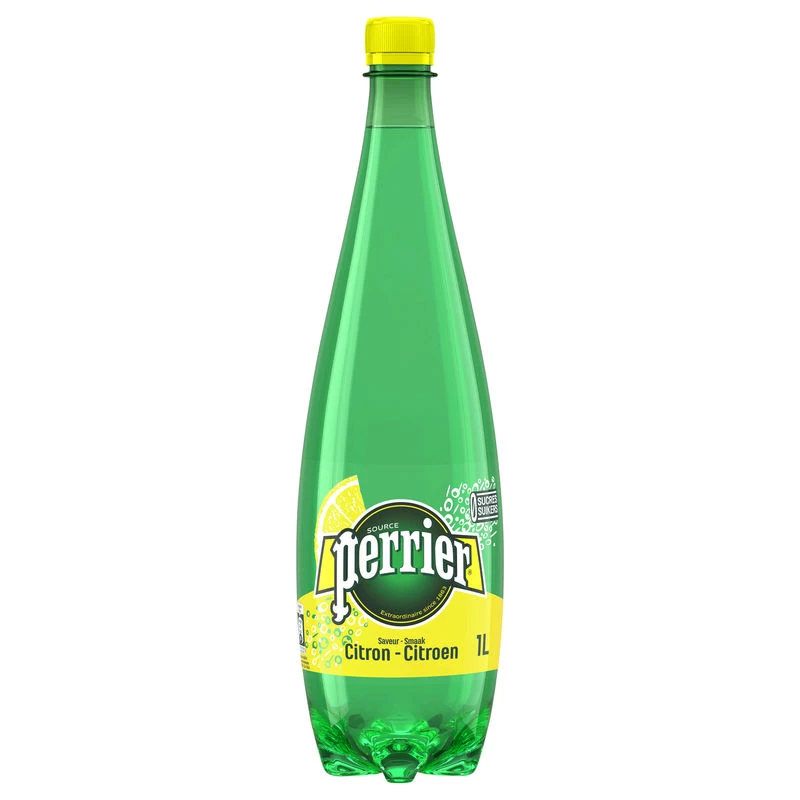 Eau minérale pétillante citron 1L - PERRIER