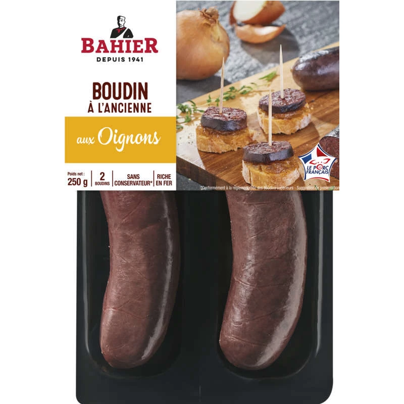 Boudin Oign.2x125g Sec.250g