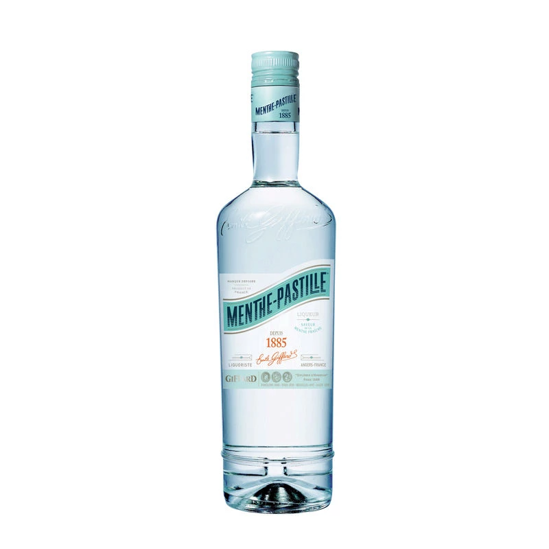 Mint pastille liqueur, 24°, 70cl bottle, GIFFARD