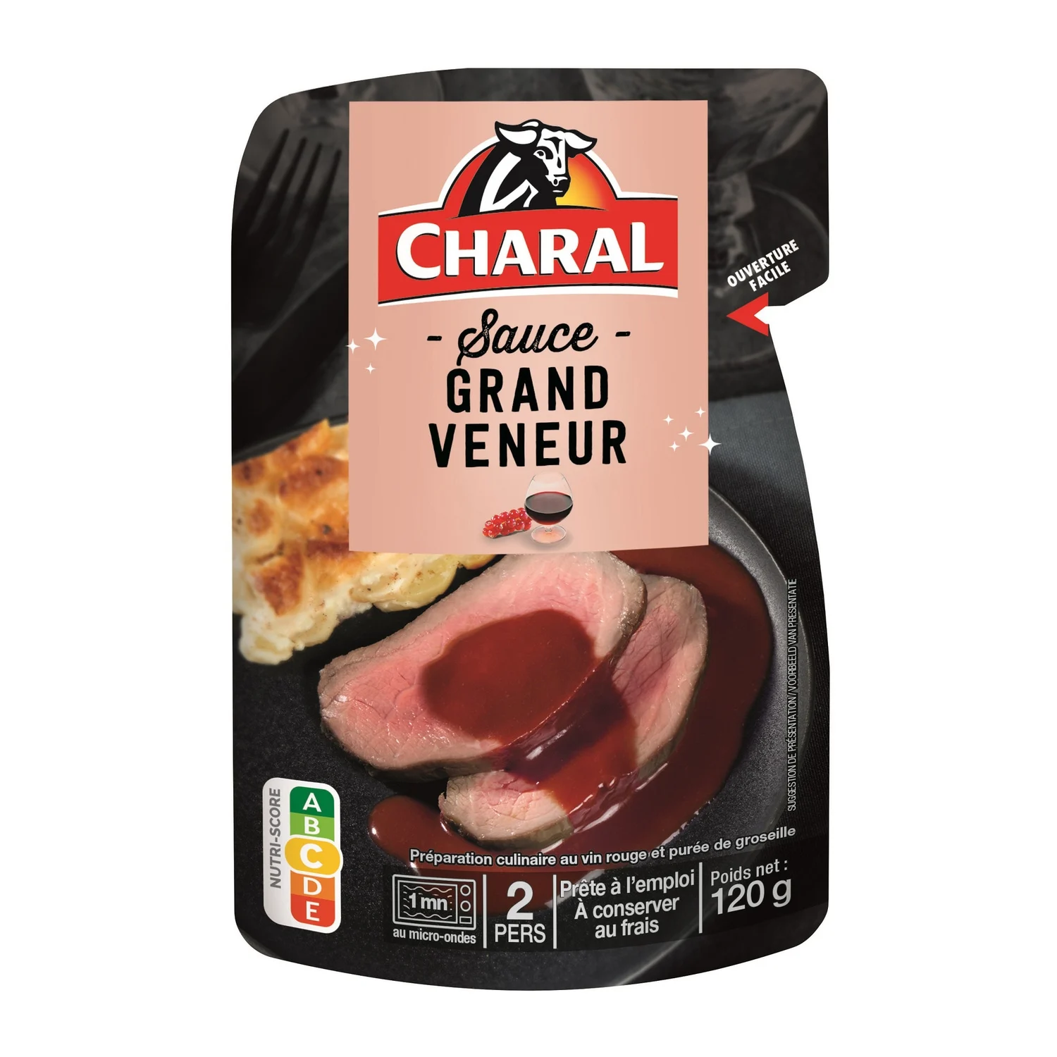 120g Grand Veneur Charal Sauce - CHARAL