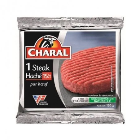 Bife Moído Puro 15% Mg 130g - Charal