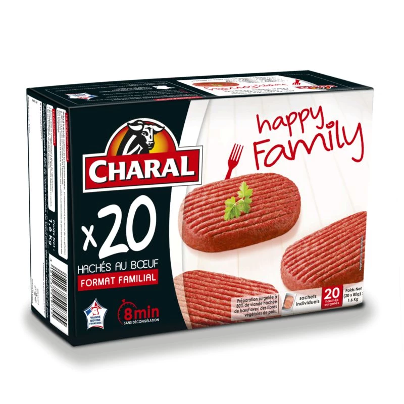 20x80G Стейки из говядины - CHARAL