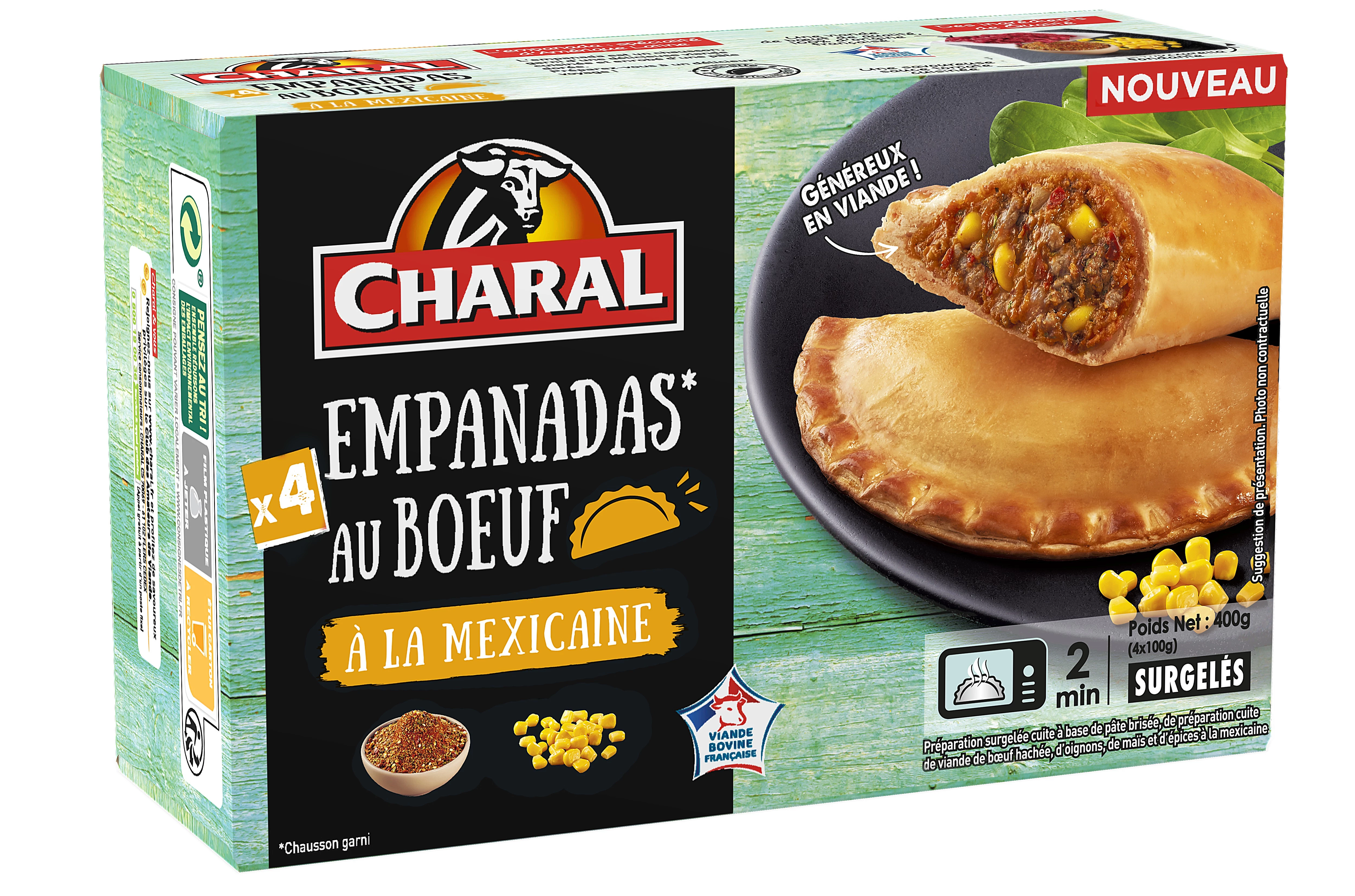 Empanadas Boeuf Epices 400g