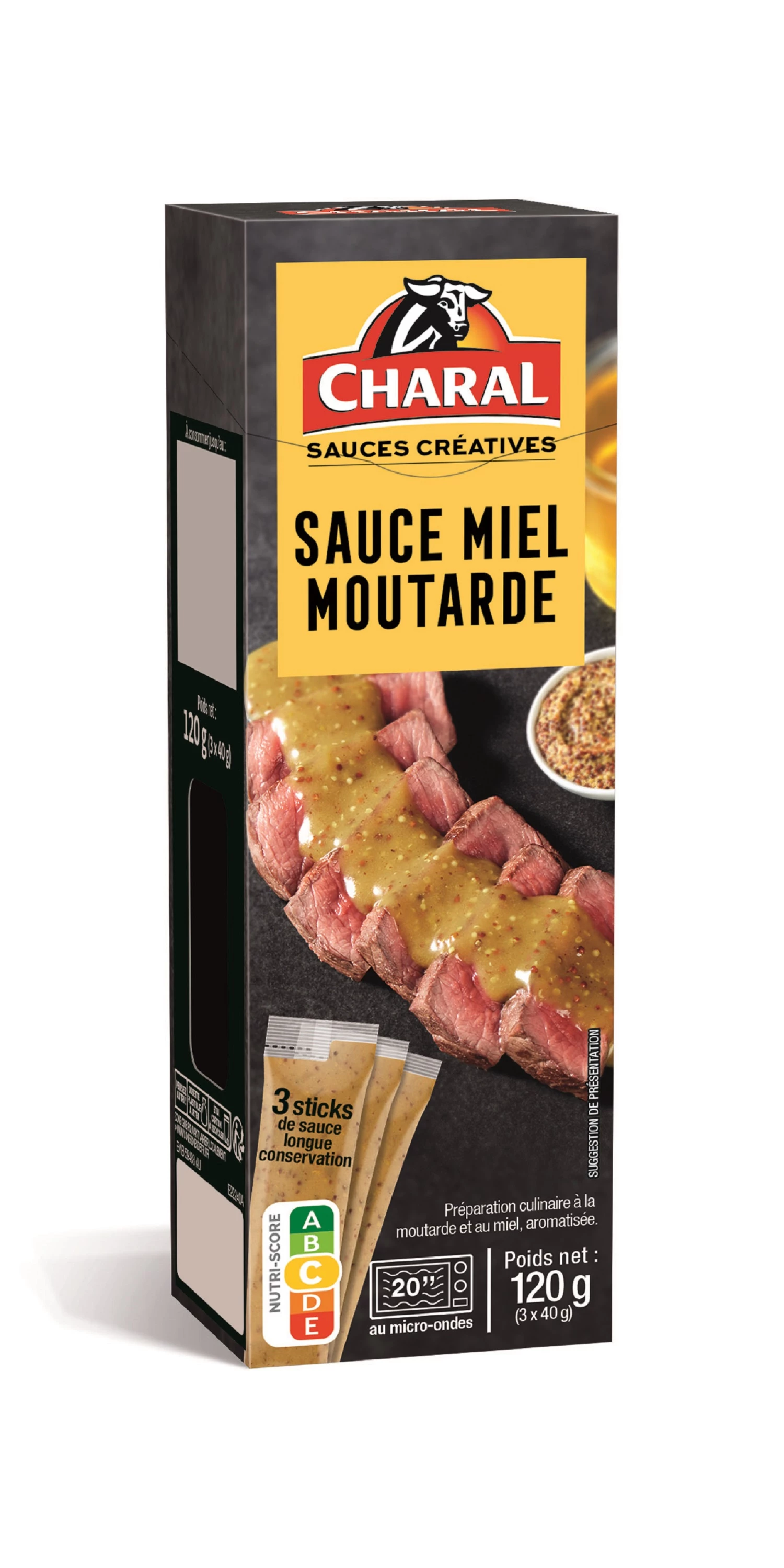 Sauce Miel Moutarde 3 X 40 G
