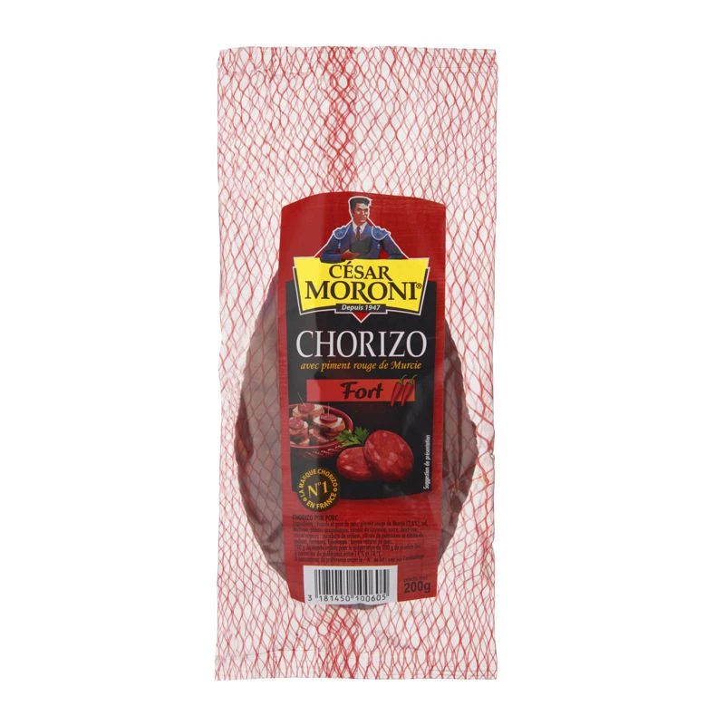 Chorizo Fort 200g - CÉSAR MORONI