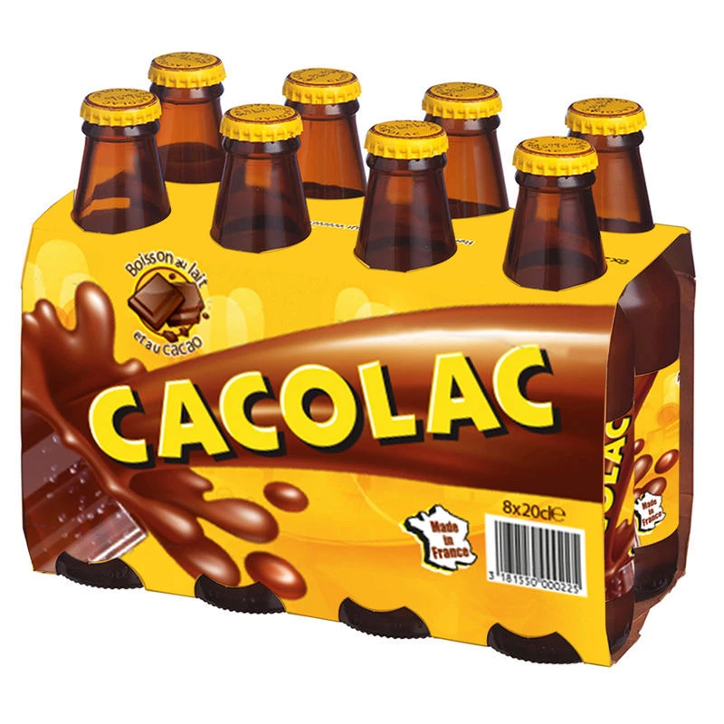 Boisson lait & cacao 8x20cl - CACOLAC