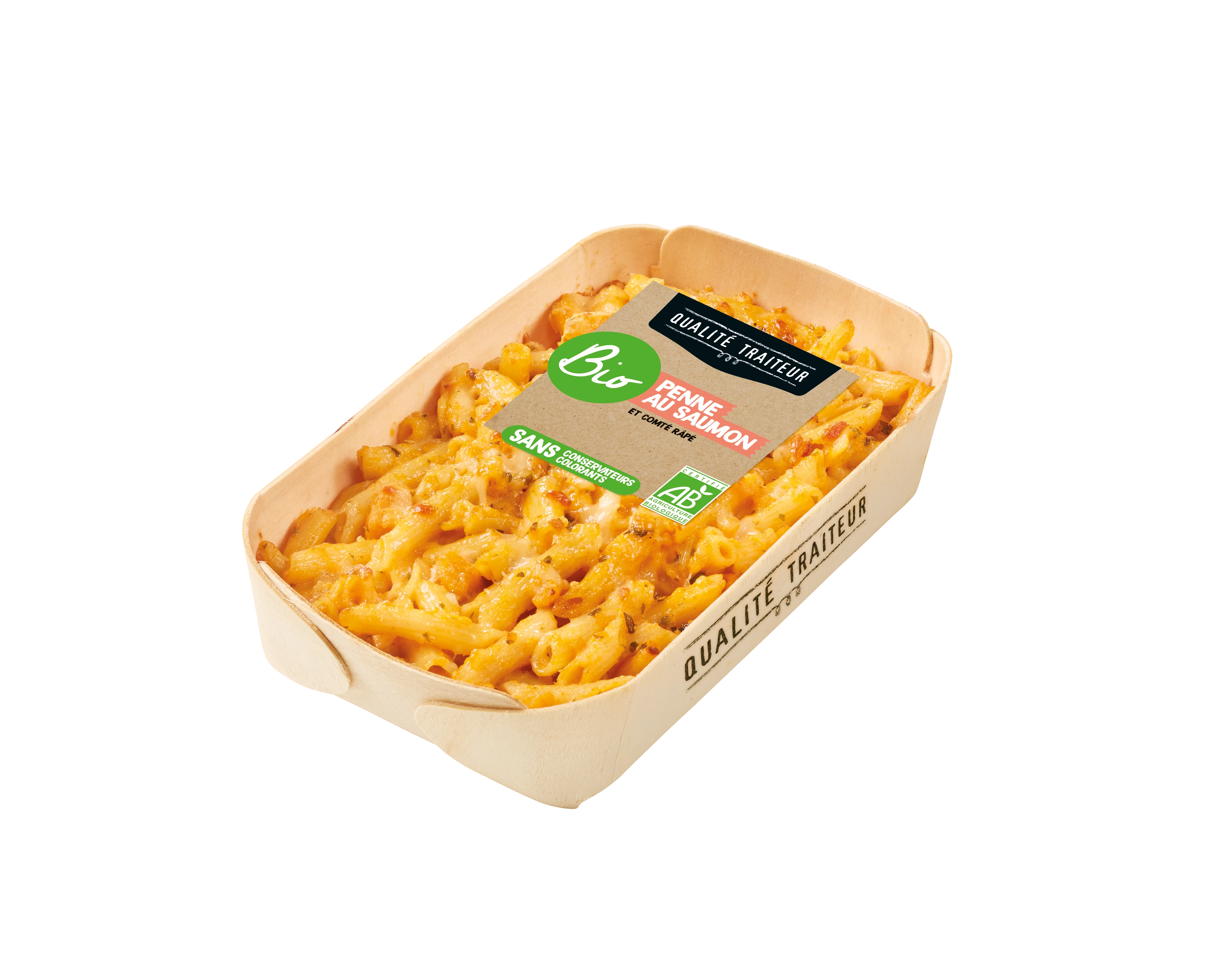 Penne Saumon Crem Comte Bio 28