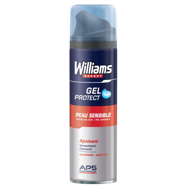 Sensitive Skin Shaving Gel 200ml -williams