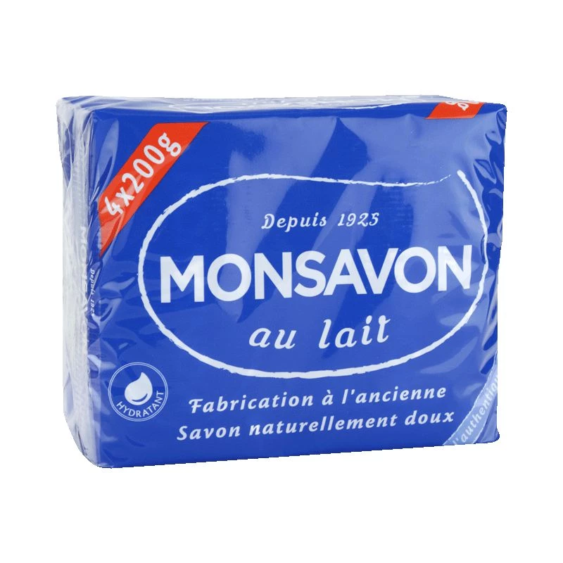 Milk soap 4x200g - MONSAVON