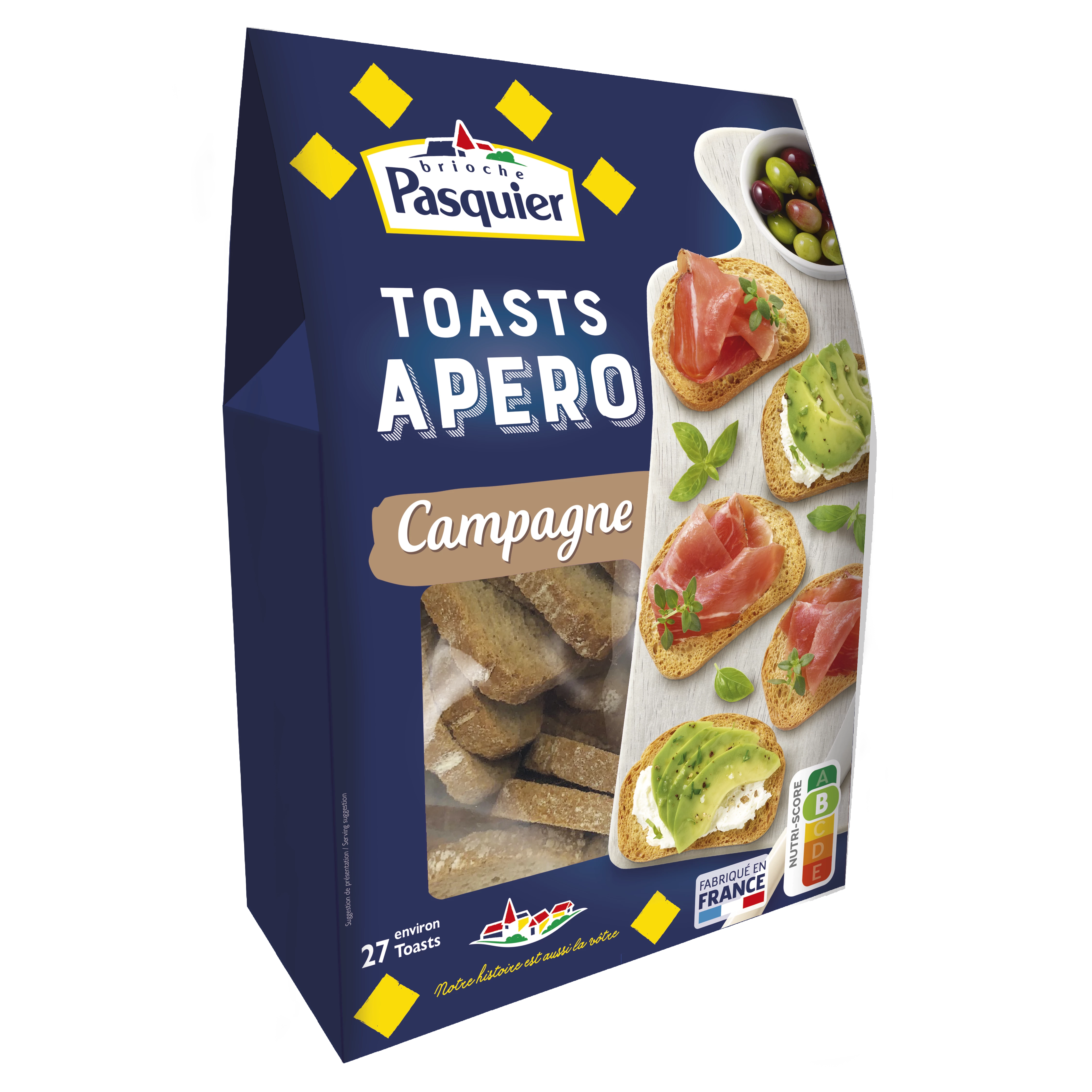 Toast Apero Campagne, 100g - PASQUIER