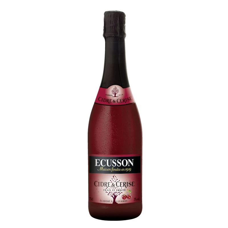 Cidre Cerise 75cl - Écusson