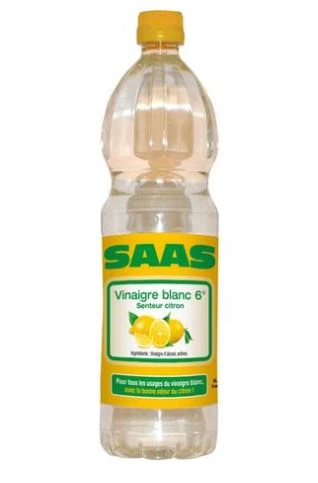 White lemon scent vinegar, 1L - SAAS