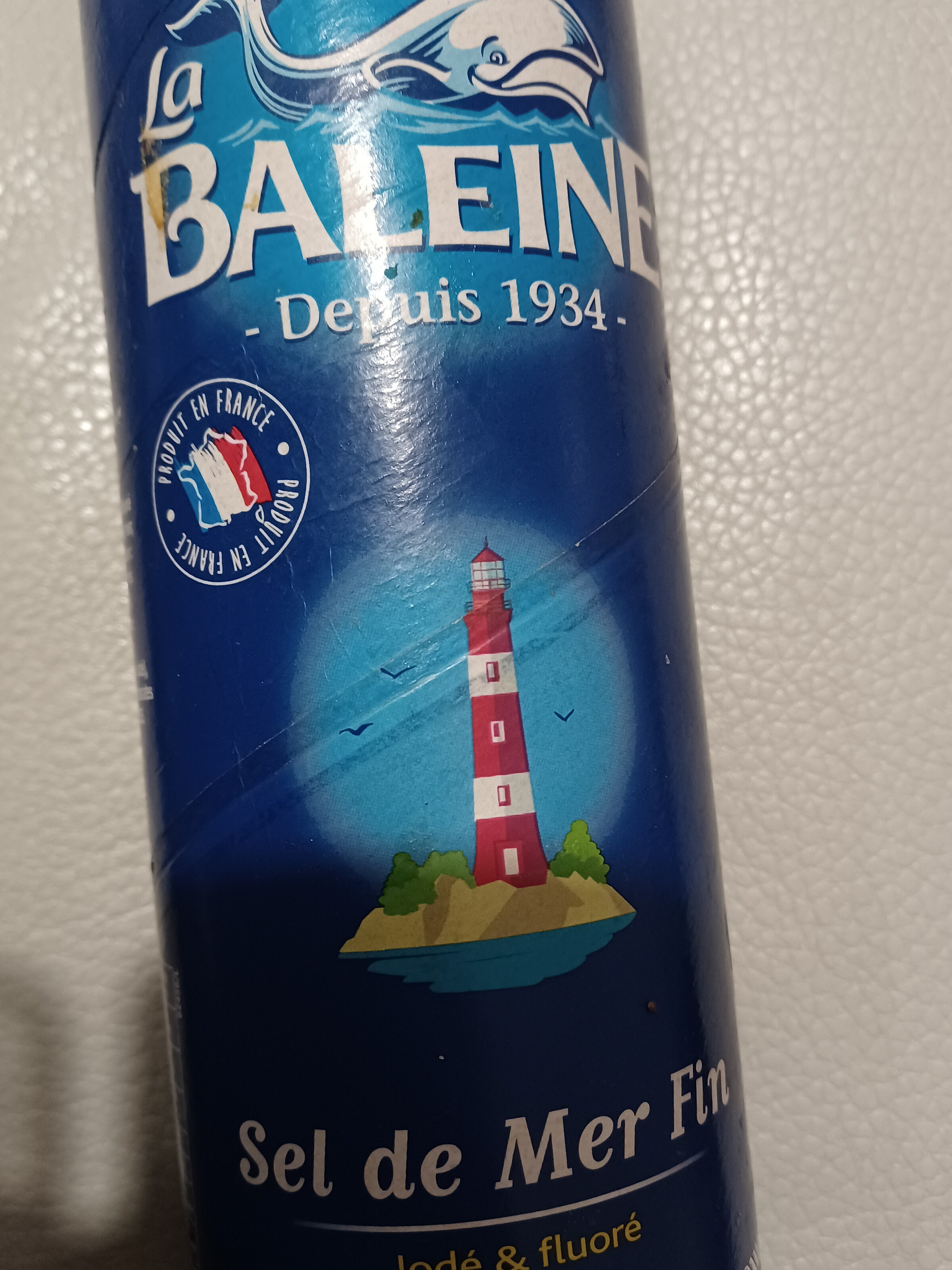 Sel Fin Iodé Et Fluoré 700g - LA BALEINE