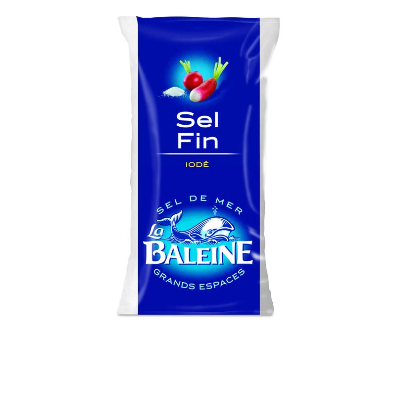 Йододированная морская соль 500 г - LA BALEINE