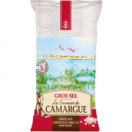 Coarse raw salt 800g - Le saunier de camargue