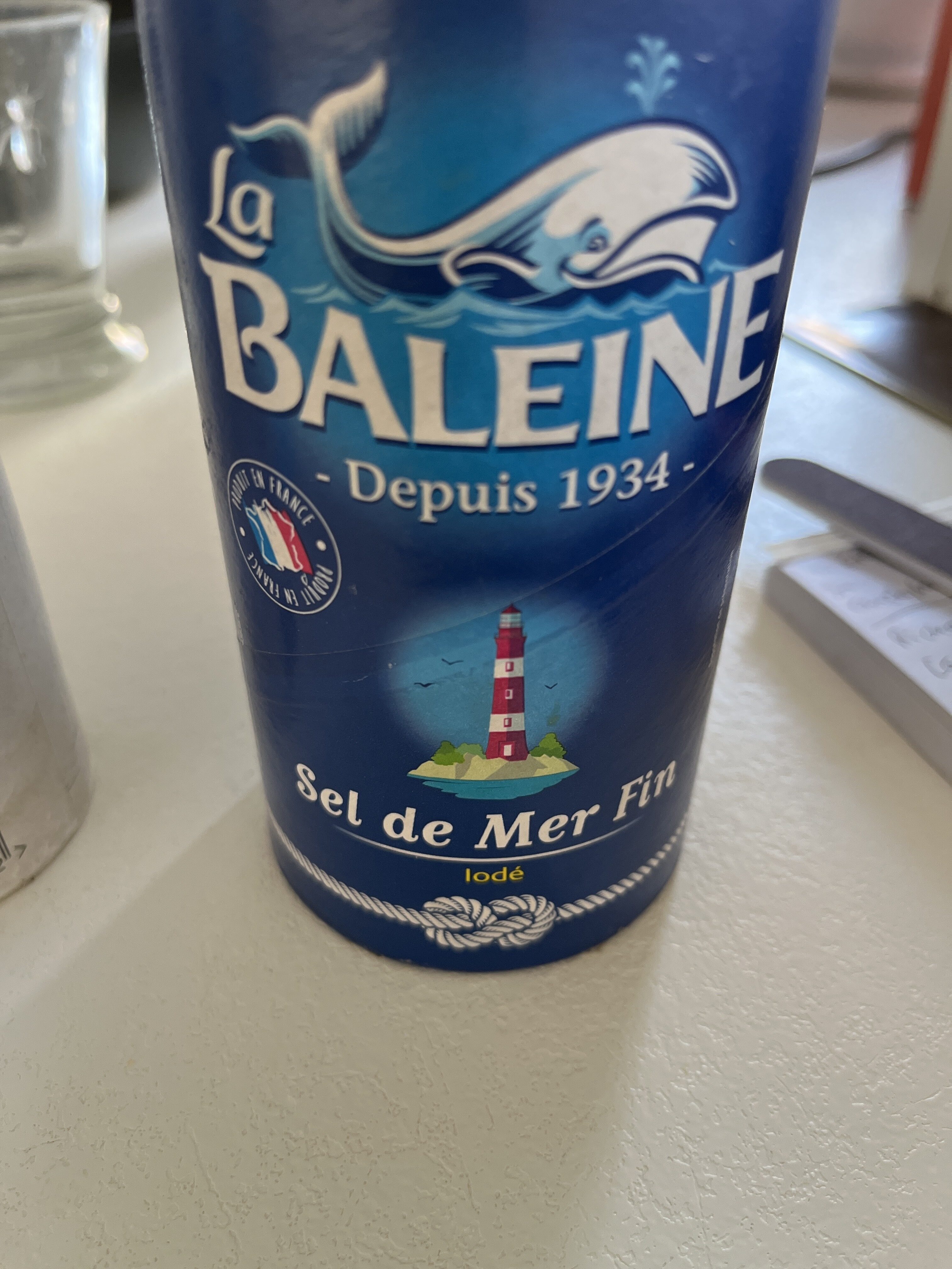 Sel De Mer Fin Iodé 500g - LA BALEINE