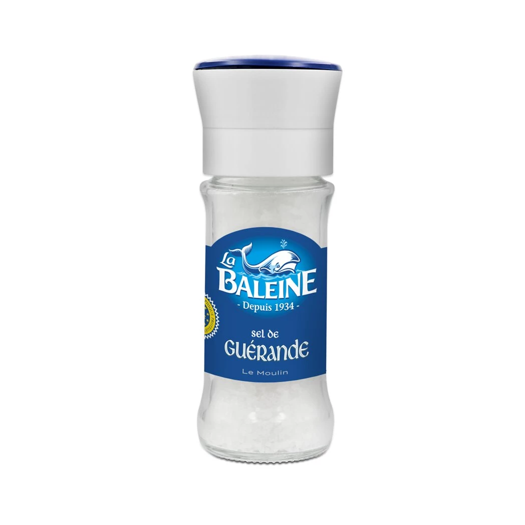 粗guérandeSel Moulin 65g - LA BALEINE