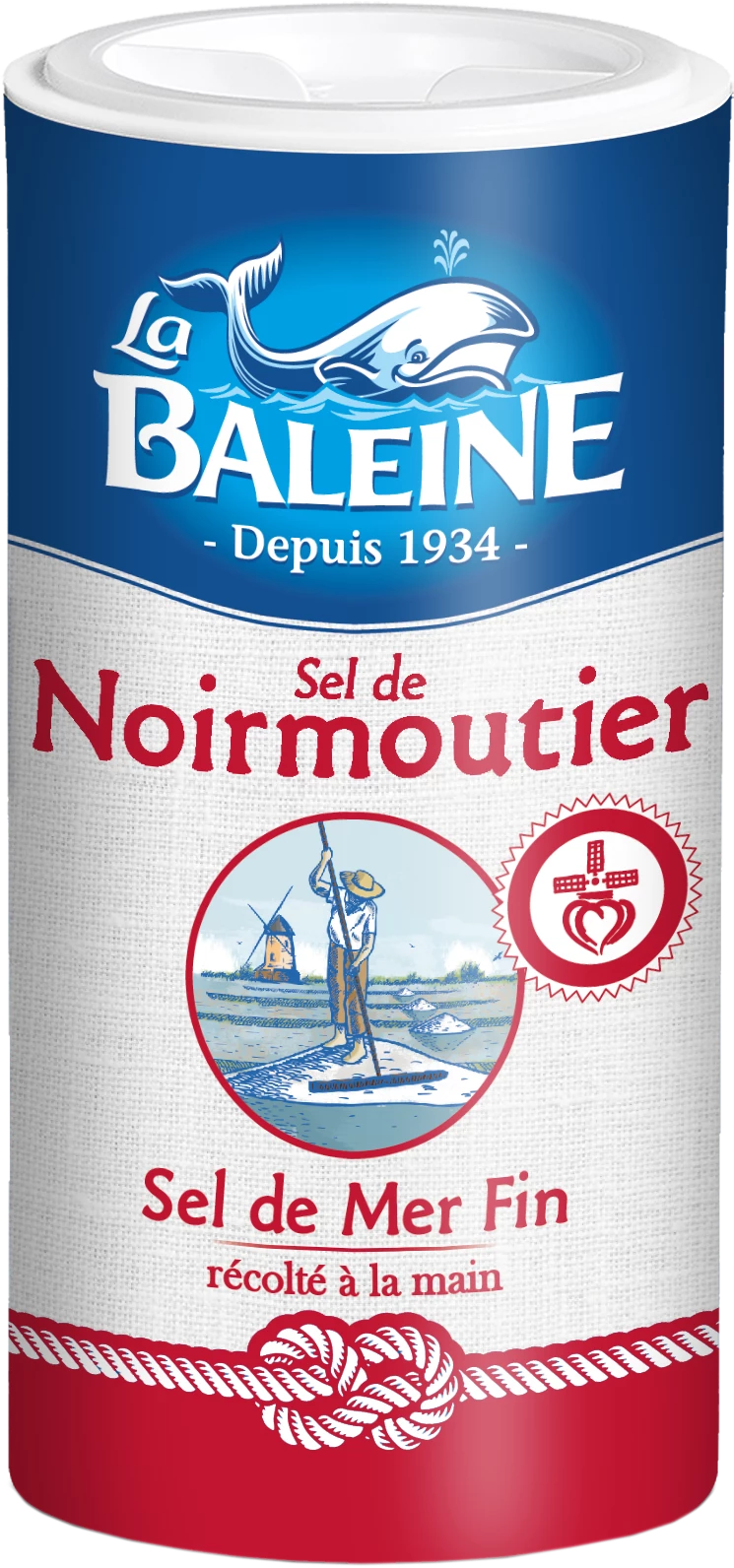 Конец Noirmoutier 250G соли - LA BALEINE