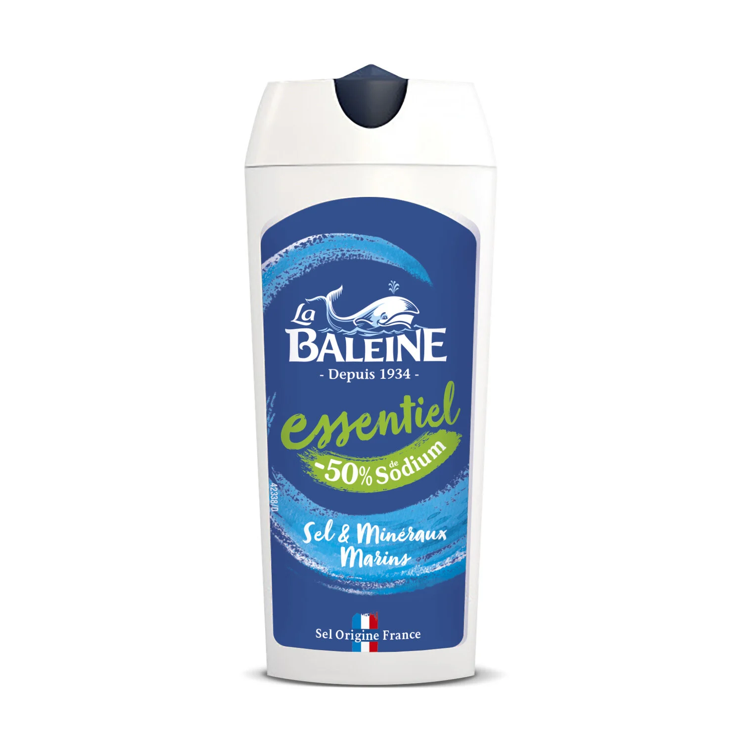 ملح ناعم أساسي -30% صوديوم 125 جم - LA BALEINE