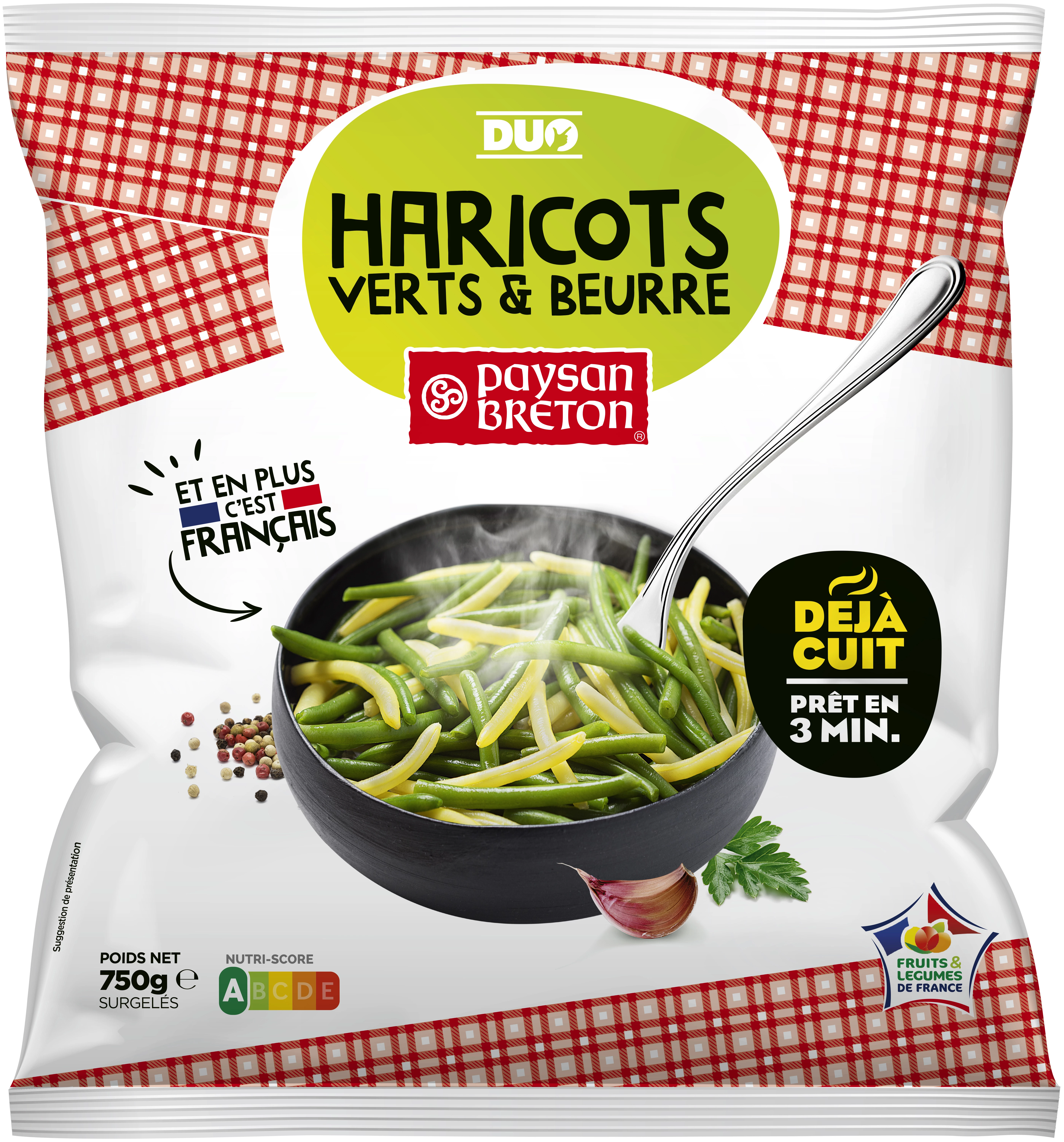 Duo Haricots Vert Beurre Cuits