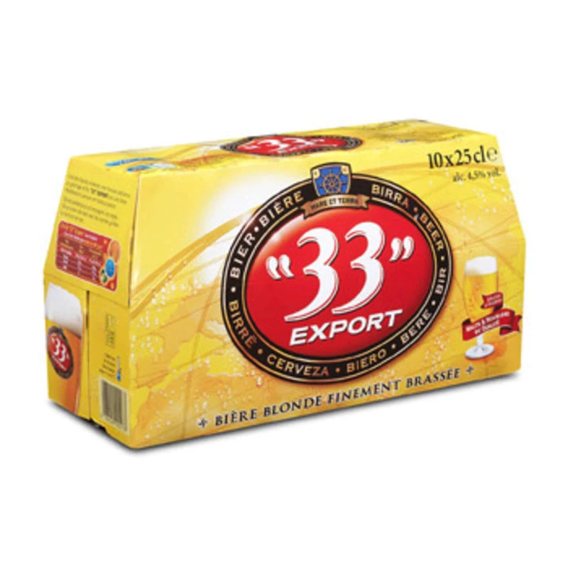 Bière Blonde 10x25cl - 33 Export