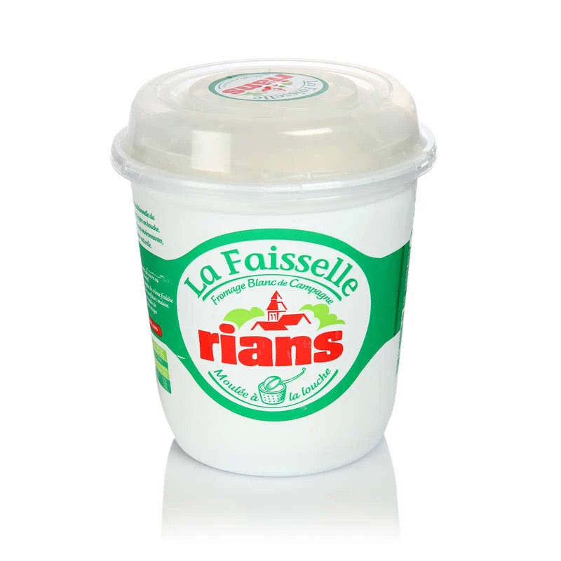 Faisselle Nature 6% Mg 1kg - Rians