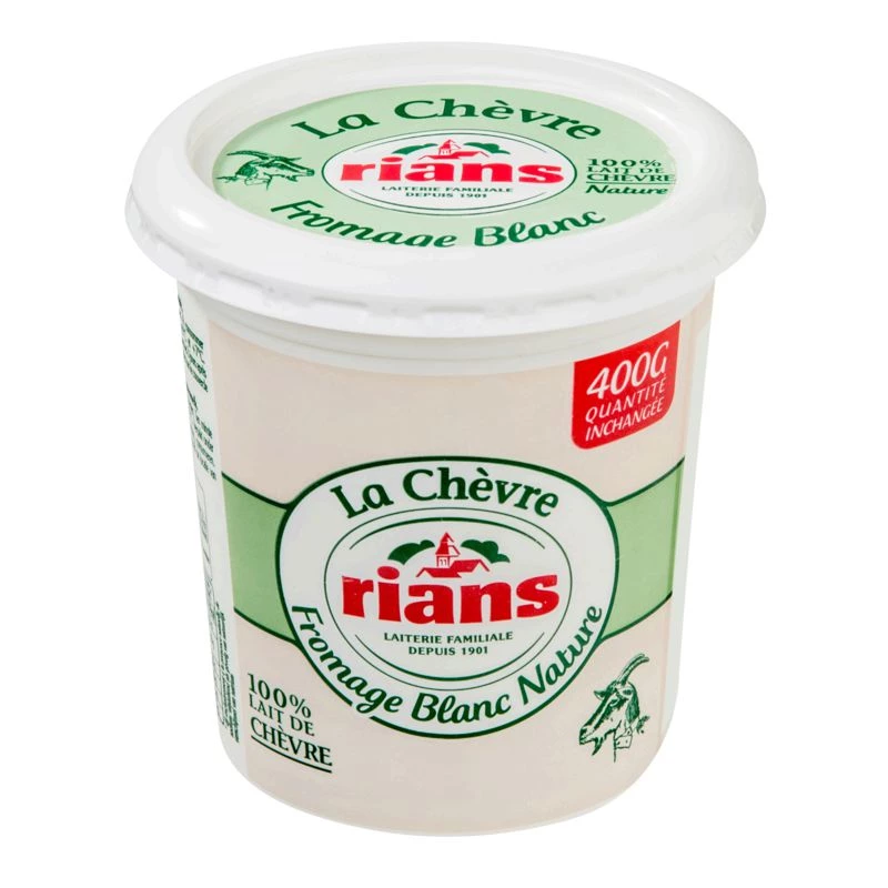 Fromage blanc lait de chèvre 400g - RIANS