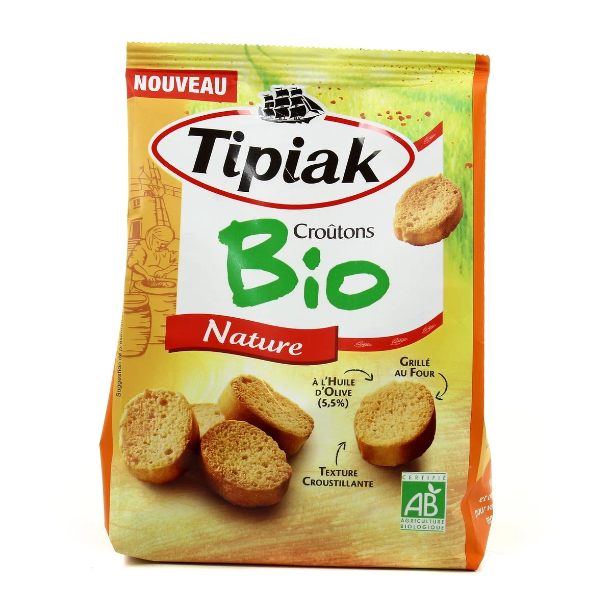 Crouton bio nature 120G - TIPIAK