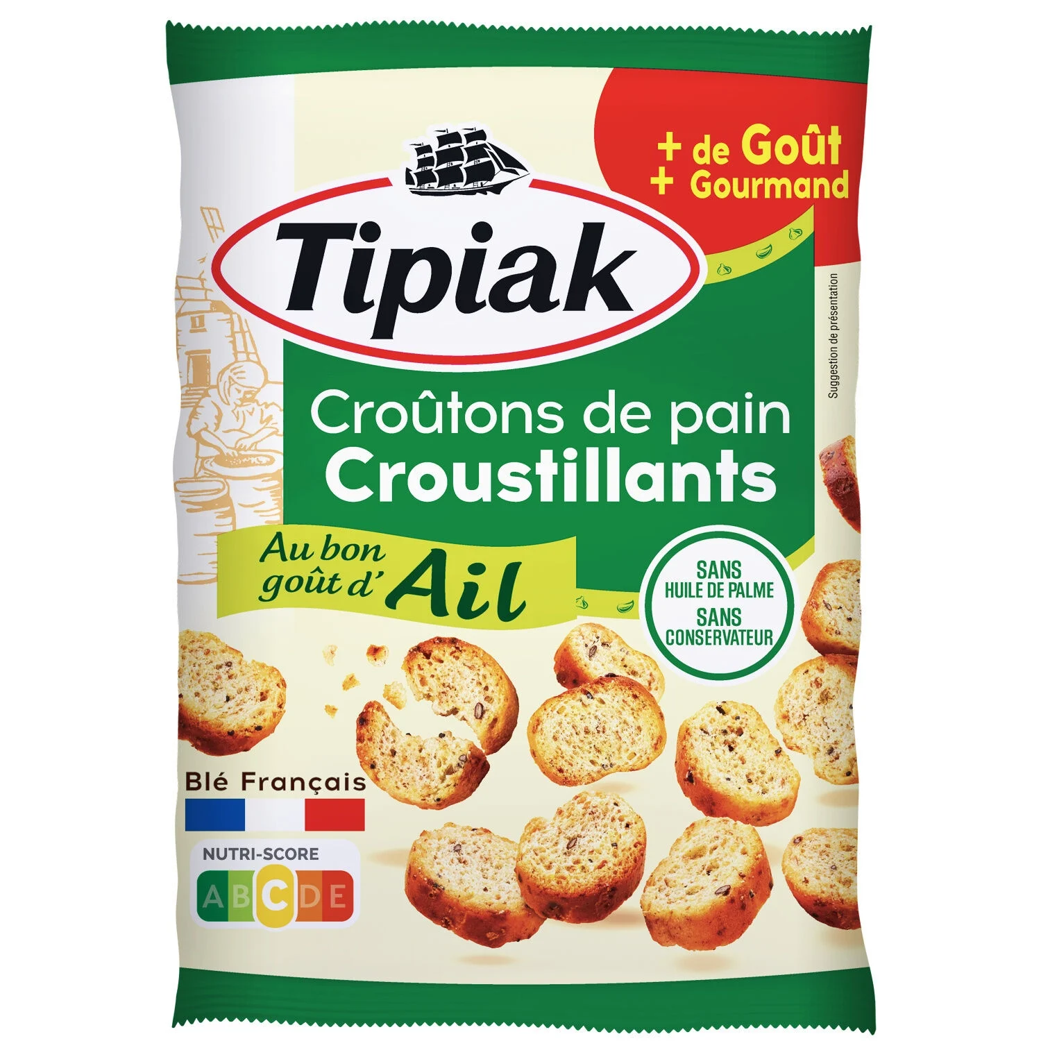 Garlic Croutons 75g - Tipiak