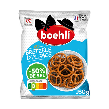 150g Sachet Bretzels -50 Sel