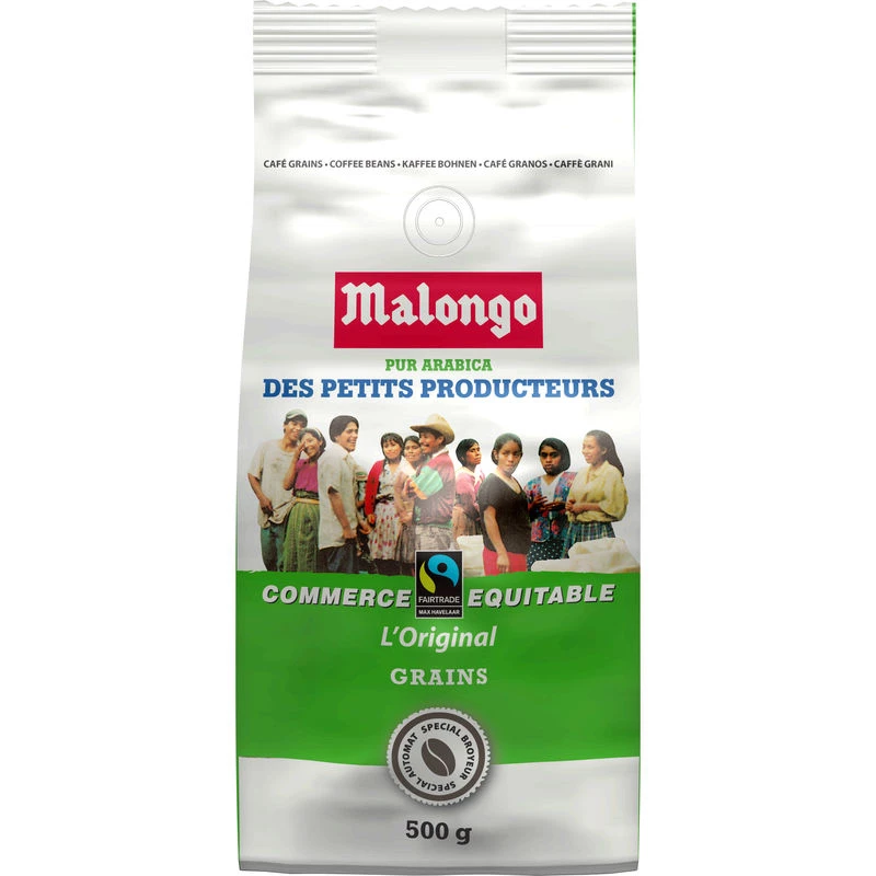 Caffè in grani pur arabica 500g - MALONGO
