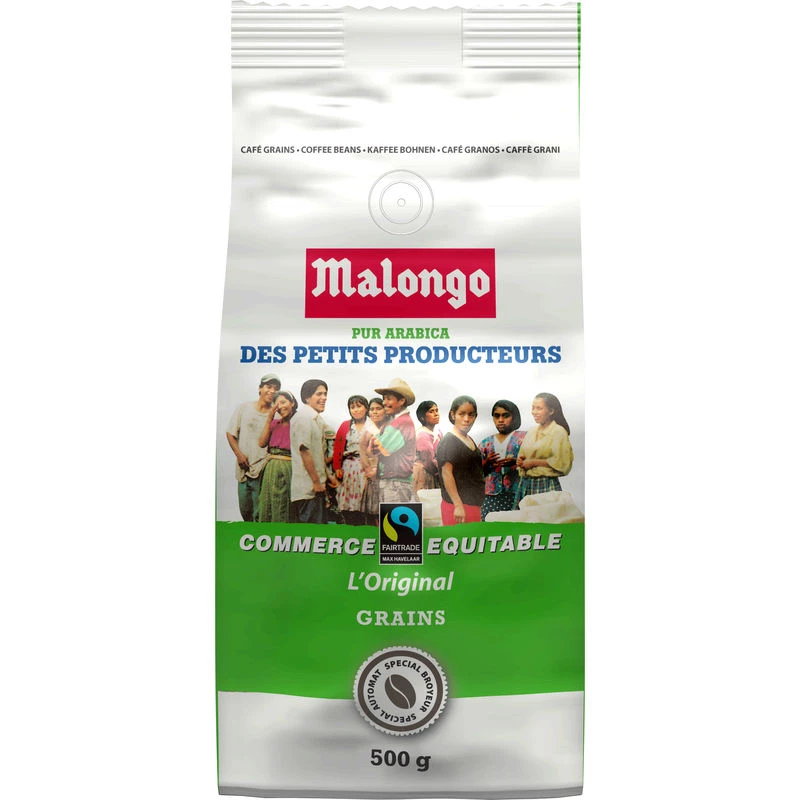 Café-Körner Pur Arabica 500g - MALONGO