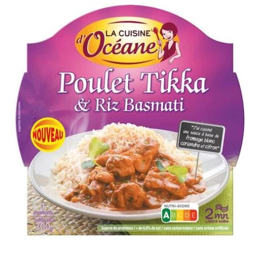 ポーレット ティッカ マサラ リッジ、300g - LA CUISINE D'OCEANE