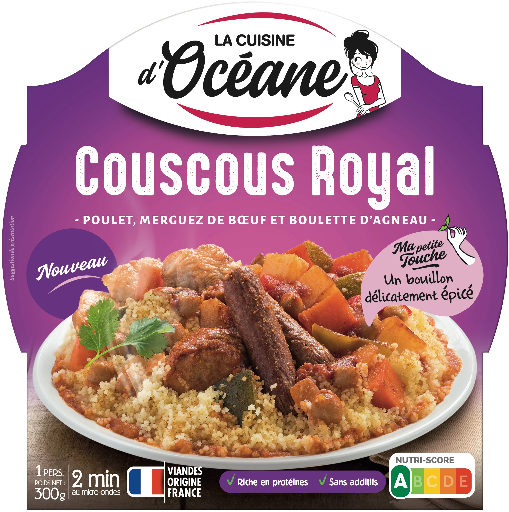 Cuscuz Semoule Real, 300g - LA CUISINE D'OCÉANE