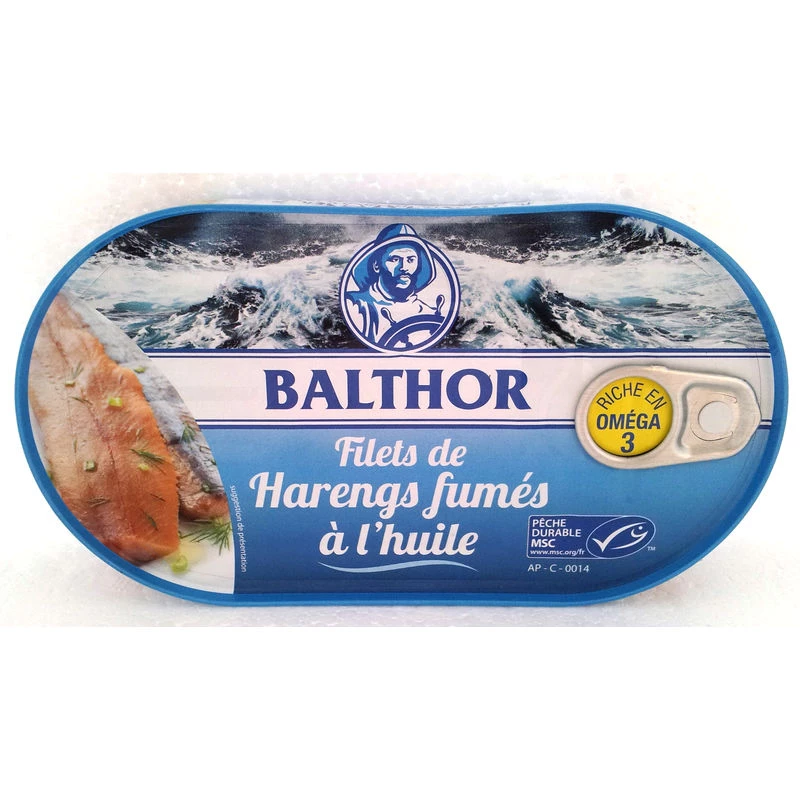 Filets De Hareng Fumes 130g