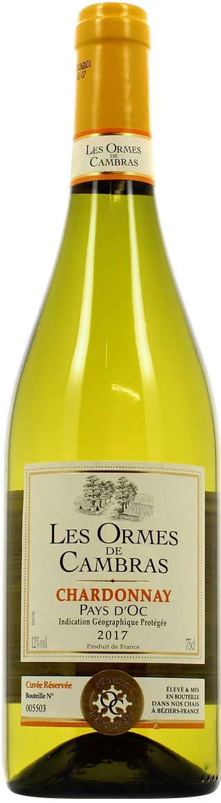 Vin Blanc, 12,5%, 75cl - LES ORMES DE CAMBRAS