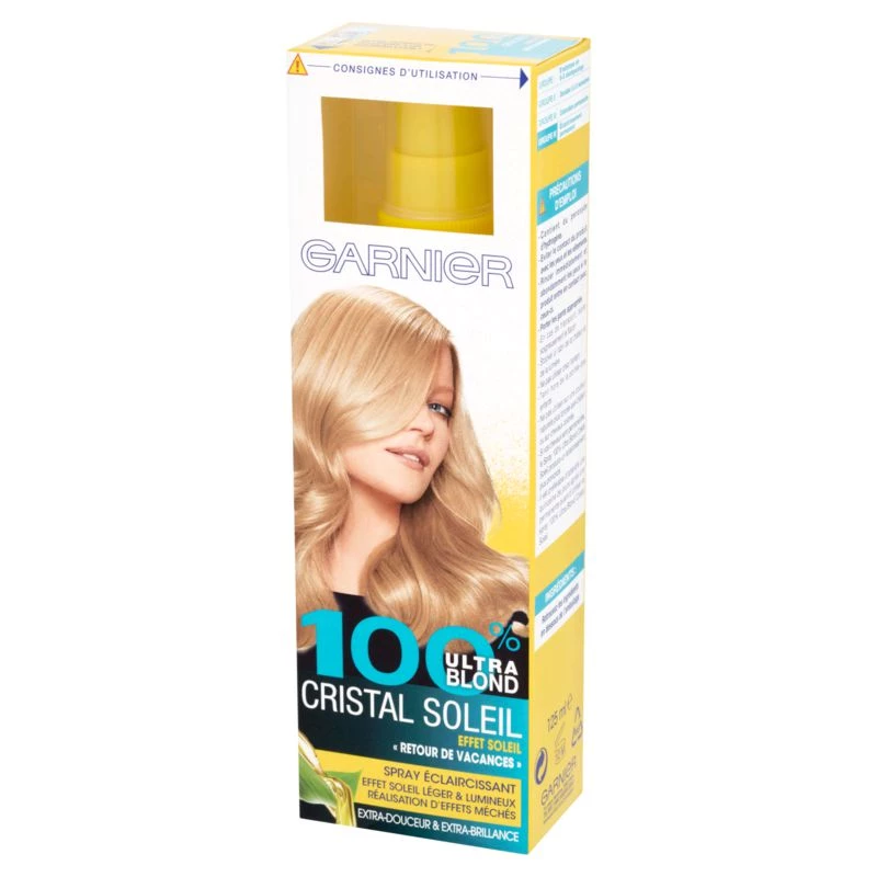 非常に柔らかく、非常に光沢のあるトリートメント GARNIER 100% ULTRA BLOND