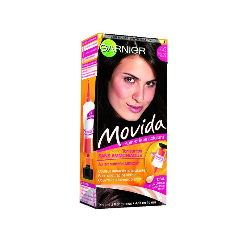GARNIER Movida Temporary hair color Dark Brown without ammonia No 45
