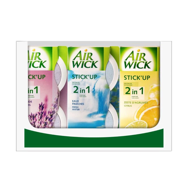 Désodorisant stick up assortis x2 - AIR WICK