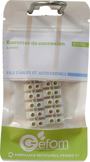 2 Barrettes 6 Plots 4mm