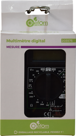 Multimetre Digital Categorie I
