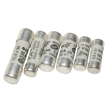 6 Cartouches Fusibles Assortie