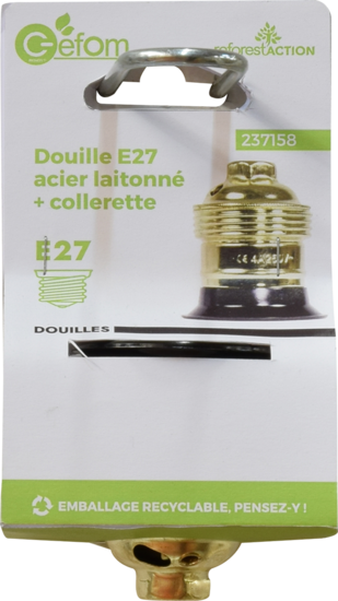 Douille E27 Acier Laitonne A C