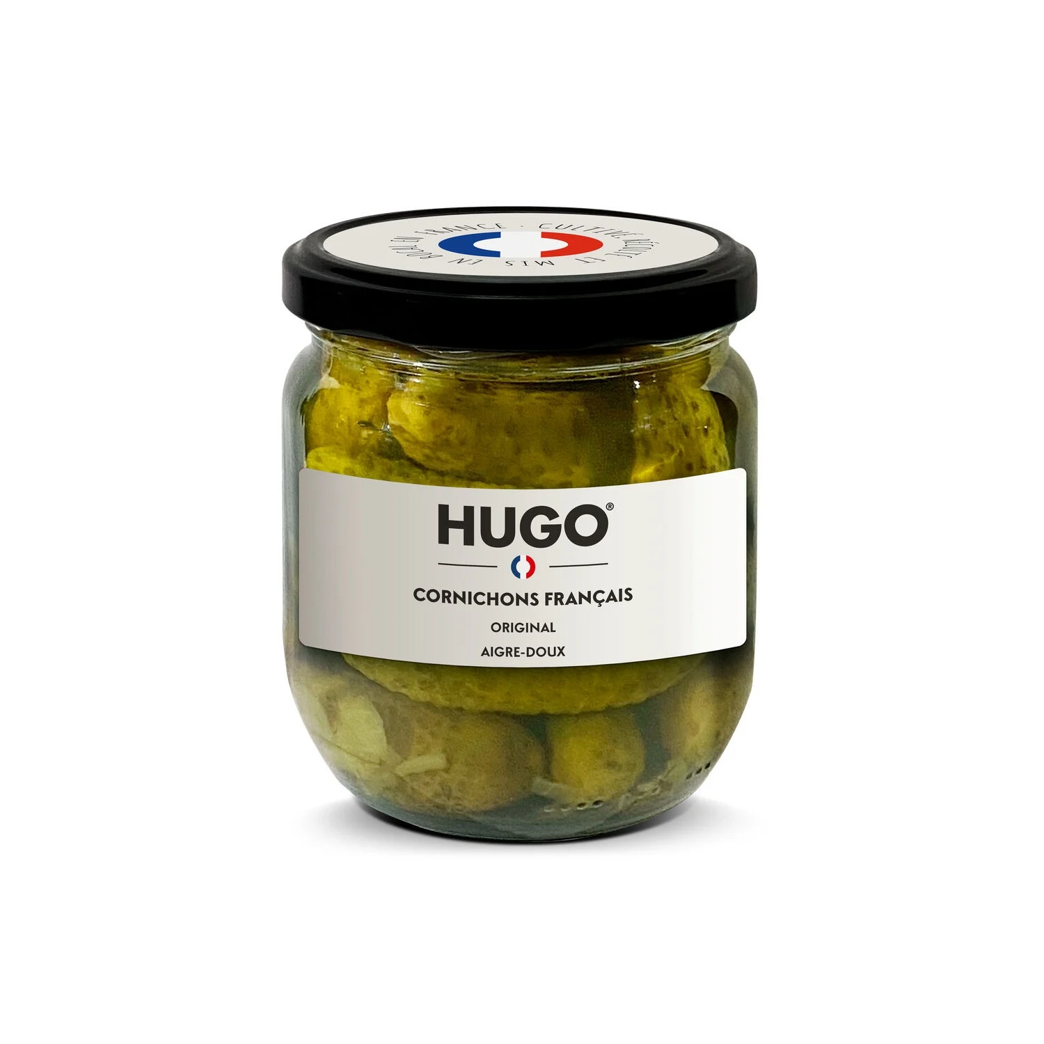 Sweet and Sour French Pickle, 210g -  HUGO