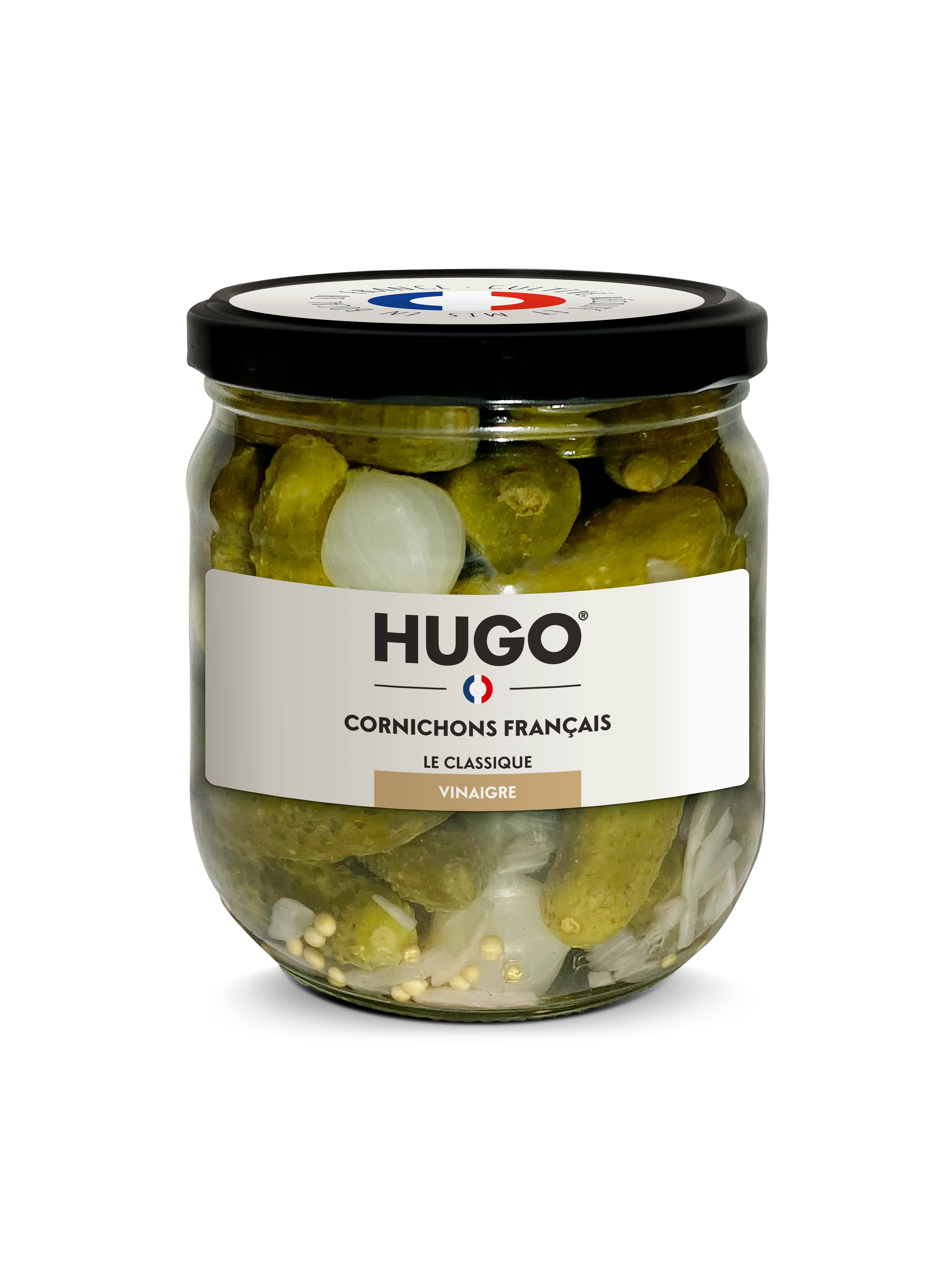 French Pickle with Vinegar, 210g - HUGO