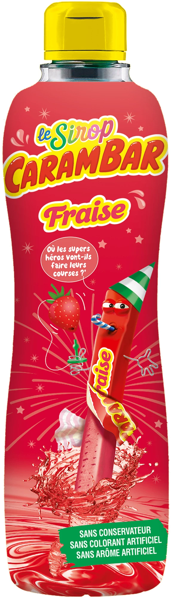 Sirope de Fresa Carambar 75cl