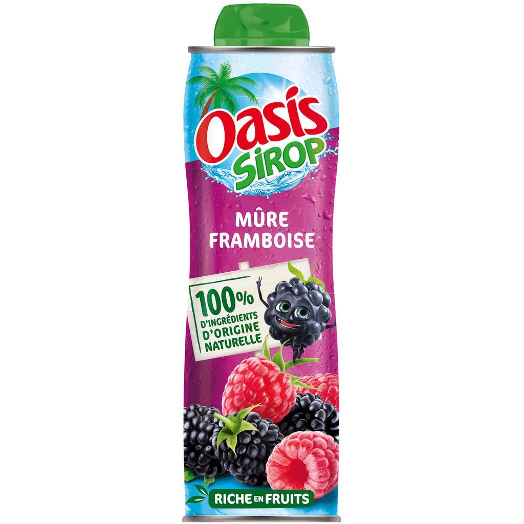 Oasis Sirop Mure Framboise 60 Cl