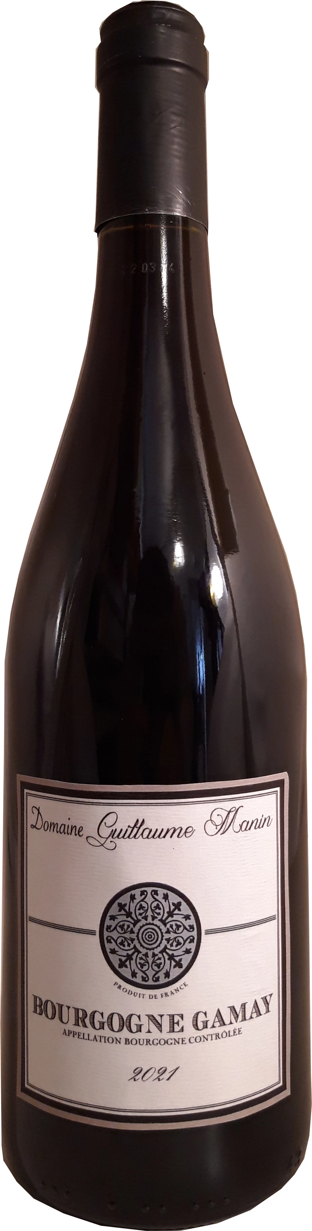 Vin Rouge de Bourgogne Gamay 2021 13% 75cl - DOMAINE GUILLAUME MANIN